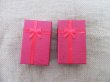 (image for) 12 Red Necklace Bracelet Rings Jewellery Display Cases Gift Box