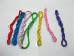 (image for) 1 Plain Simple Hair Elastic Wholesale Mixed Color