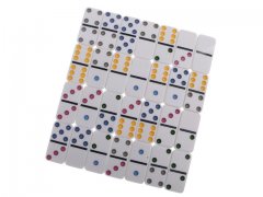 4Sheets X 28Pcs Dominoes Double Six Colour Dot Dominoes toy-p-zx 4Sheets X 28Pcs Dominoes Double Six Colour Dot Dominoes toy-p-zx
