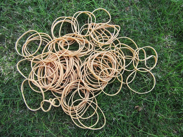 100Pcs Brown Multi-Purpose Various Usage Rubber Band 3mm Wide - Click Image to Close