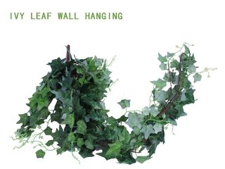 (image for) 1Set x 17 Branch Green Ivy Leaf Wall Hanging Garland Wedding
