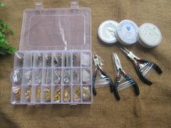 (image for) 1Set DIY Jewelry Making Kit Tool Jewelry Findings Pliers Cord Et