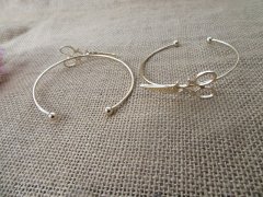 (image for) 6Pcs Unique Scissor Design Bangles Cuff Jewellery Bracelet Gold