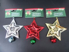 (image for) 24Pcs Christmas Star Hanging Ornament Decoration
