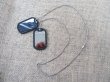 (image for) 12Pcs Laser Personal Details Tag Pendant Metal Ball Chain Neckla
