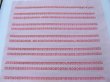 (image for) 10 Cloth Sew-on Sticks pink strip etc DIY Craft Patch 38x28cm