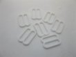 (image for) 4x200Pcs White Garter & Bra Strap Sliders 15mm