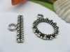 50sets Metal Dotted Toggle Clasp yw-ac-tc116