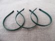 (image for) 1Pc Dark Green Hair Band Headband NO Teeth 10mm Wide