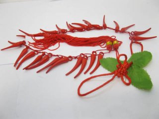 25Strand Chinese Artificial Pepper Chili Home Decor