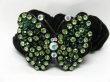 1Pc Chic Designer Hair Clips,Rhinestone Floral Clip
