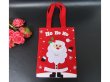 (image for) 12Pcs Red Santa Claus Christmas Candy Bag Hand Bag Gift Bag