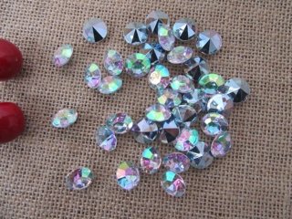 (image for) 500 Sparkle Diamond Confetti Wedding Party Table Scatter 14mm