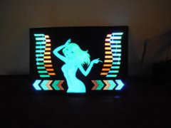 1X Sexy Girl Light Up Flashing LED Glow Equalizer 1X Sexy Girl Light Up Flashing LED Glow Equalizer