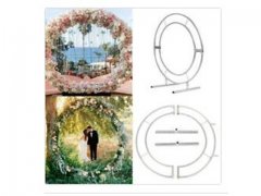 1X Heavy Duty Double Circular Wedding Garden Arch 200cm 1X Heavy Duty Double Circular Wedding Garden Arch 200cm