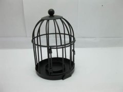 (image for) 2Pcs Black Birdcage Tealight Placecard Candle Holder Wedding Fav