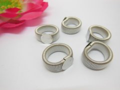 (image for) 50Pcs Stretchable Ring Base RING Blanks Setting 17X12MM