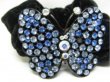 1Pc Chic Designer Hair Clips,Rhinestone Floral Clip