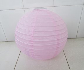 10Pcs Light Pink Paper Lantern Wedding Favor 30cm