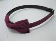 1x12Pcs Korean Style Fuschia Hairband with Bowknot 1.4cm wide (image for) 1x12Pcs Korean Style Fuschia Hairband with Bowknot 1.4cm wide