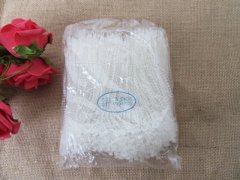 (image for) 2Packs X 1000Pcs Clear White Nylon Cable Ties 2mm