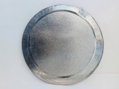 (image for) 10Pcs 25cm Round Silver Paper Cake Board Base Disposable Display Tray for Baking