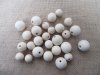 80Pcs Wooden Round Loose Beads 18-24mm Dia. w/Retail Package