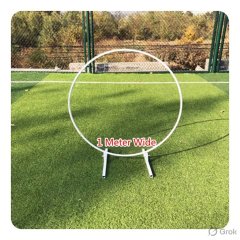 (image for) 1X White Circle Wedding Garden Arch Backdrop Single Tube 1Meter