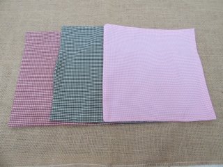 100X Grid Semi-finished Unfinished Pouches for DIY Craft Scrapbo (image for) 100X Grid Semi-finished Unfinished Pouches for DIY Craft Scrapbo