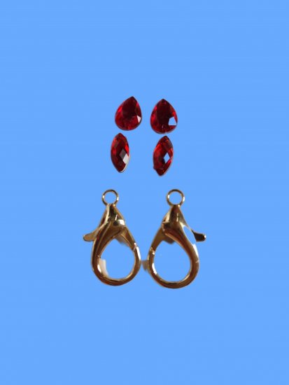 12Packs Golden Plated Lobster Claw Clasps Jewellery Finding - Click Image to Close