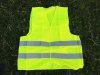 2Pc Neon Security Safety Vest High Visibility Reflective Stripes