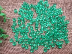 (image for) 500g Green Barrel Pony Beads Loose Bead 8mm