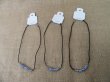 (image for) 60Pcs Leatherette Cord Necklace with Blue Polymer Clay Beads