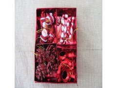 (image for) 1Set Red Christmas Pendant Hanging Ornament Decoration