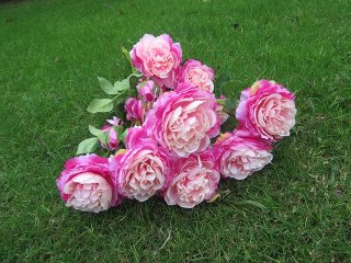6Pcs Chinese Peony Artificial Flower Home Decoration - Pink
