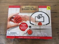 1Set Indoor Mini Basketball Can with Basketball & Pump for Kids