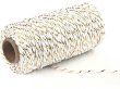 2x100Yards Golden White Cotton Bakers Twine String Cord Rope Cra (image for) 2x100Yards Golden White Cotton Bakers Twine String Cord Rope Cra