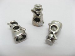 10 Alloy European Gentleman Thread Beads ac-sp359