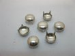 (image for) 500Pcs Silver Color Brass Dome Studs 8x8mm Leather Craft