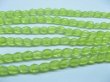 (image for) 100 Strands Green Faceted Glass Beads 4.2x6mm