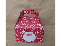 (image for) 4Pcs Kraft Gable Gift Boxes Christmas Gift Packing Boxes 20x12.5
