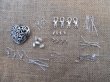 (image for) 6Set Kids DIY Jewelry Making Accessories Charm Cord Clasp & Tool