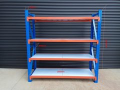 1X Long Span Shelving for Warehouse 200X60X200CM 1 Bay System (image for) 1X Long Span Shelving for Warehouse 200X60X200CM 1 Bay System