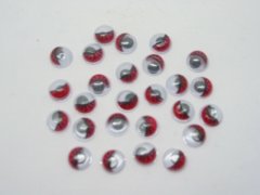 (image for) 1000 Red Joggle Eyes /Movable Eyes With Eyelash