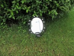 1X Hanging Classic Black Oval Clearer Makeup Mirror 32x26.5cm 1X Hanging Classic Black Oval Clearer Makeup Mirror 32x26.5cm