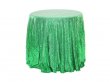 1Pc Green Sequin Table Cloth Cover Backdrop Wedding Party