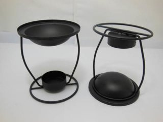 22Pcs Black Metal Scented Burner Candle Holder (image for) 22Pcs Black Metal Scented Burner Candle Holder