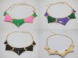 (image for) 6X Oil Drip Collar Bib Statement Necklace Mixed Color