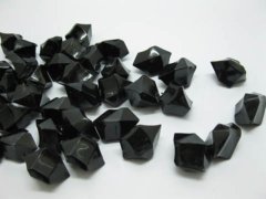 (image for) 200X Black Acrylic Ice Pieces Stones Wedding Party