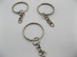 500 Metal Key Rings With Chains 25mm kr-a27 (image for) 500 Metal Key Rings With Chains 25mm kr-a27